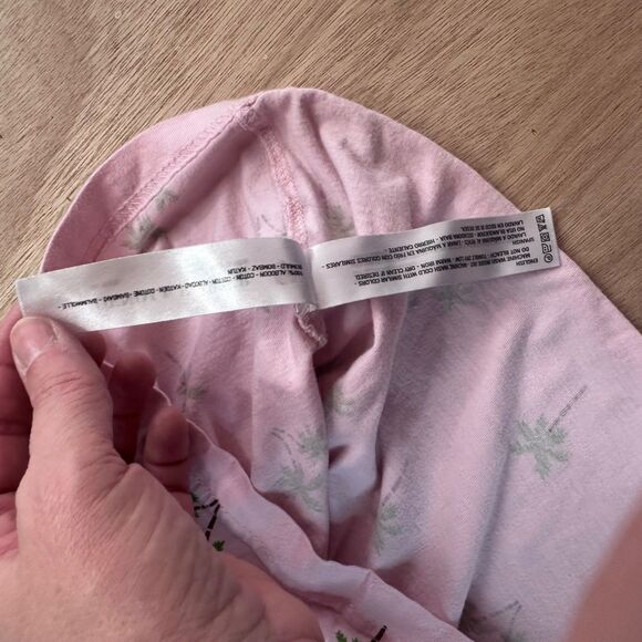 Denim & Flower Men’s Palm Tree Graphic T-Shirt Pink One Horizon Tee Size M - Picture 5 of 5